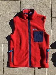 patagonia mens synchilla vest size small, perfect condition `