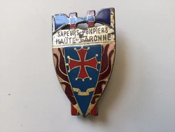 Insigne de sapeurs-pompiers pucelle. Accepte les règlement par chèque ou par Paypal