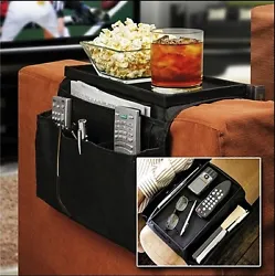 Sofa Arm Rest Organizer Caddy. Excellent couch buddy with many pockets and a table top. Great way to organize your...