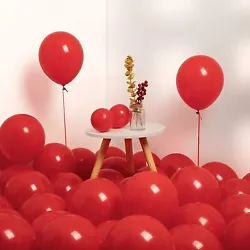 【Support Air & Helium】: The latex balloons can be filled with air or helium, suggest to inflate them with air by...