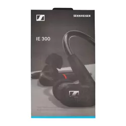 Sennheiser IE 300 In-Ear Monitoring Headphones (Black). Sennheiser Detachable Cable with MMCX Connectors and 3.5mm...