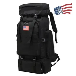 Capacity: 80L. Molle: Adjustable with Hook Loop to attach accessories. Sized to fit a wide range of torso lengths. it...