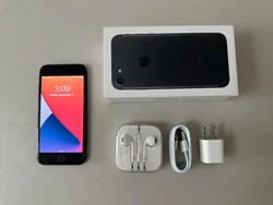 IPhone 7 in Jet Black with 256GB of storage. This was an AT&T model that has been network unlocked. Display Zoom....
