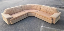 This Mid-Century Modern sectional Sofa was built to last, the construction is very solid - very good bones.