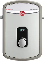 8kW Model Flow Rate: up to 1.95 GPM. Style Water Heater. Power Source Corded Electric. Heat Output 8 Kilowatts. Side...
