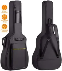 Compatibility: Standard Classical or Acoustic Guitars up to 41in long. Heavy duty two way zip. Plenty of spare room for...