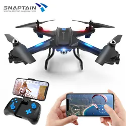 ✈USER-FRIENDLY✈ SNAPTAIN S5C drone is user-friendly. ✈FARTHER & CLEARER✈ The SNAPTAIN S5C provides video...