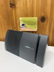 Welcome here is a Bose V-100 Black Home Theater Surround Sound Audio Single Video Speaker. In good condition with some...