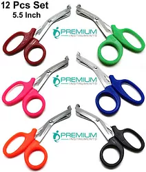 Bottom blunt tip of the Utility Bandage Scissors slides easily under bandages making bandage removal safe, easy and...