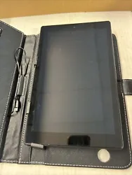 Tested and working. Screen and back has scratches and marks. Come with keyboard case and charger. Return must be in the...