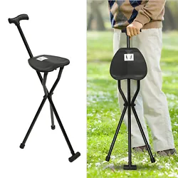 Its Ergonomic Design Ensures Comfortable and Easy-to-use Support, Making It an Ideal Choice. 1 Folding Cane with Seat....