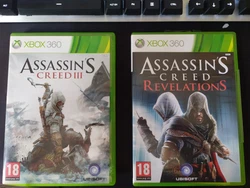 lot Assassins Creed 3 et Revelations XBOX360.je regroupe les frais de ports, pour toutes questions ne pas hesiter.