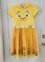 Disney The Lion King Nala hooded dressSize XL 14-16Measurements: Length:35