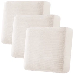 H.VERSAILTEX Super Stretch Individual Seat Cushion Covers Sofa Covers Couch Cushion Covers Slipcover Sets Thick...