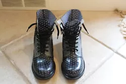 Dirty Laundry Womans Black Polka Dot. Rain Boots - Size 8. I am human and do miss things and make mistakes. if you have...
