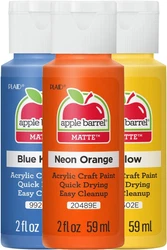Apple Barrel Acrylic Paint is the go-to crafter’s choice for projects big and small. Create fun and funky projects...