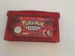 Pokémon Ruby Version - Jeu Nintendo Game Boy Advance. Jeu en bon état sans boîte ni notice que cartouche  Pile...