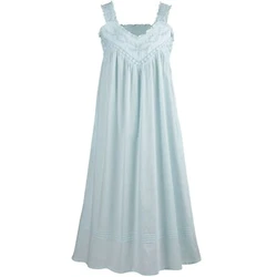 Machine wash. Collect all three to have a long chemise nightgown for every night of the week. THREE COLORS - Choose the...
