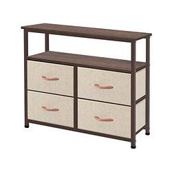 With adjustable feet present in the dresser make it easily portable for moving. MULTIFUNCTIONAL AND GRACEFUL: The chest...