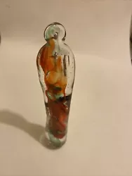 Ransom’s hand formed glass sculpture. Hand Sculpted Glass Art Spirit Figure By Hopi Artist Ramson Lomatewama...