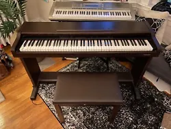 This is a technics 88 weighted key digital piano. it’s in great shape - the only flaw is that the lowest b key is a...