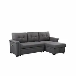 Limited in living space?. This Bowery Hill sleeper sofa sectional is the perfect choice for you! This three piece gray...