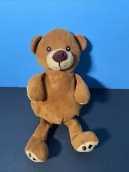 Cuddle Covers Plush Bear Brown Teddy Stuffed Animal Toy Lovey Paw Prints 11