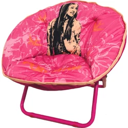 This Hannah Montana Foldable Saucer Chair is perfect for your little one! The Foldable Chair is pink & features Hannah...