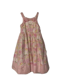 Gymboree Easter dresspink with eggs and flowersGirls size 12approx. 32” longpre-owned and this has some staining-see...