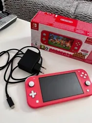 Je vends ma Nintendo Switch lite couleur corail (rose) avec le jeu Animal Crossing. Essayée une seule fois, comme...