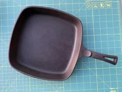 The skillet is 1-1/2