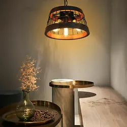 Product description: ★Exquisite metal wood with strong metal wire. Not only metal rustic industrial chandeliers, but...