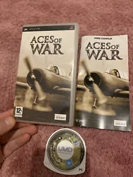 ACES OF WAR PSP SONY 505 GamesJeu rare 505 games . Jeu en français uniquementFonctionne parfaitement Envoie offert