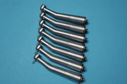 The fiber optics are about 95% and are excellent. these handpieces have been cleaned, lubricated and are warrantied for...