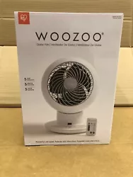 Introducing the Woozoo Globe Multi-Directional 5-Speed Fan with Remote (PCF-SC15T) - the perfect addition to any indoor...
