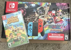 ✅Nintendo Switch Console Mario Kart 8 Deluxe Bundle W/ Game & More NEW & Sealed✅.  Brand new! Factory sealed!...