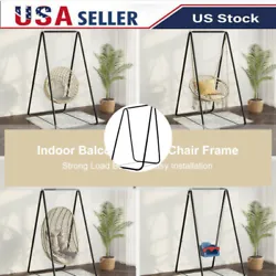 1 x Hammock Chair Stand (without Hammock Chair). Besides, the rubber mat makes this hanging chair stand not easy to...