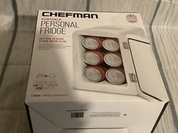Chefman Portable Mini Fridge. Condition is 