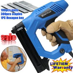 ⭐ Electric Staple Nail Gun Tacker Upholstery Carpet Fabric Thin Wood Power Nailer. ⭐ Versatility of this2-in-1...