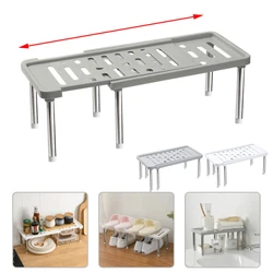 The cupboard organizer is made of PP and stainless steel material, which isheat-resistant and rustproof, sturdy and...