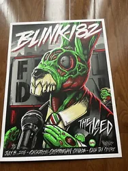 Blink-182 The Used Saskatoon Canada Gig Print Poster Maxx242 S/N 68 /100. New condition has been stored flat will be...