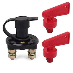 ●Fonction : cette interrupteurs de batterie sadapte aux systèmes de 6V 12V 24 V, avec 2 positions(ON / OFF).