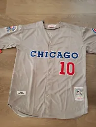 Chicago Cubs Mens Sz 50 Jersey grey. Ships fast  Light weight  There are a couple loose threads Not the best quality