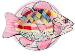 Listing is for ONE1983 Mackenzie Childs Fish Plate/Bowl- *RARE RETIRED!!* There are 11 bowls in total available and...