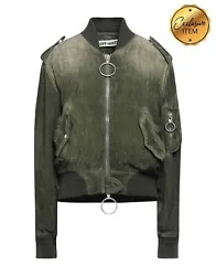 STYLE: Bomber Jacket COLOUR: Green. FEATURES: Padded OCCASION: Casual. Colour: Green, white. MPN: Does not apply SIZE:...