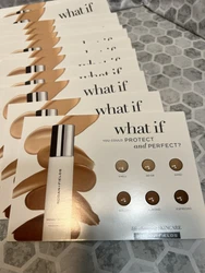 NEW SHADES 10 Pack Rodan + and Fields Radiant Defense Sample Makeup 20 Cards.