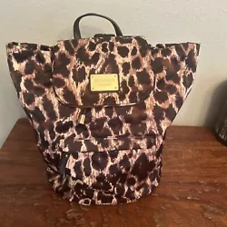 Victoria Secret PINK Backpack Cheetah Leopard Animal Print laptop book bag.
