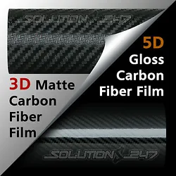 Solutions_247 provides the newest line of the carbon fiber wrap family! 5D Carbon Fiber is the closest thing to actual...