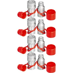 Why Choose VEVOR?. Built with sturdy stainless steel, this quick connect coupling set resist deformation under high...
