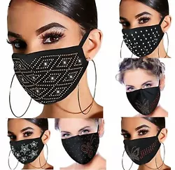 Soft fabric: The inner layer is made of cotton blend material,ultra-soft and durable,making the bling mask soft and...